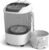 COSTWAY Mini Portable Washing Machine, 5.5 lbs Capacity, Compact Laundry Washer with Spin Tub & Drain Hose, Perfect for Apartment Dorms RV Home (Grey)