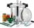 25 Quart Pressure Canner Cooker & pressure canners for canning & water bath canner | Pressure Gauge & Pressure Regulator | Induction Compatible & Pressure release 15.5 PSI (+/- 5%)