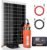 ECO-WORTHY Solar Well Pump Kit – 100W Solar Panel with 12V Deep Well Water Pump for Off-grid Living or Irrigation, Farm & Ranch-DELIVERY IN 2 PARCELS One