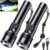 AKNEAR Rechargeable LED Flashlight High Lumen Super Bright Portable(2 Pack)