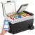 Feelfunn 12 Volt Refrigerator 45QT Dual-Zone Car Fridge Freezer with Wheels