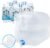 BPA-Free Collapsible Water Container with Spigot, 4-Pack 5.3 Gallon