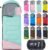 PTEROMY Sleeping Bags for Adults, Lightweight and Machine Washable, Water Resistant Backpacking Camping Sleeping Bag for Warm Cold Weather, Camping Essentials for Hiking Travel
