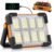 120W Solar Rechargeable 144 LED Work Light, 10000LM Flood Light