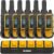 DEWALT DXFRS800 FRS Walkie Talkies, 2W, 6 Pack with Gang Charger