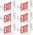 Freelicht 6 Pack Commercial Double-Sided Exit Sign with Adjustable Heads