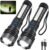 ZioeYiue Rechargeable Flashlights High Lumens 2Pack, Flash Lights for Home