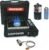 Propane or Butane Stove with Windblocker,Dual Fuel 10,000 BTU Propane Stove for Camping, Automatic Ignition Gas Portable Stove with Propane Adapter Hose Carrying Case for Outdoor (Fuel Not Included)