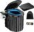 Portable Toilet, Upgraded 15” toilet With Removable Paper Holder, Camping Toilet With A Load Capacity Of 450 Lbs, Portable Potty for Camping, Hiking, Road Trip, Car, RV, Tent, Beach, Truck Drivers