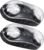 LEONLITE 2-Pack Wet Location LED Emergency Lights IP65 Waterproof Black