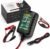 Unocho 6V/12V Battery Charger Maintainer 1.5A Automatic Trickle Charger Smart Float Charger for Car Motorcycle Lawn Mower Boat ATV Snowmobile Lead-Acid AGM GEL SLA VRLA WET Batteries