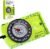 Multifunctional Waterproof Orienteering Compass Mini Portable Survival Compass for Map Reading, Hiking, Camping, Backpacking, Perfect Outdoor Scout Gifts for Kids, Orange