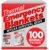 Emergency Blanket Mylar Thermal Space Survival Gear & Supplies 100-Pack