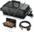 BESTFIRE Portable Propane Gas Grill with New 2-in-1 Valve – Compatible with Large Tank & Small Cylinder, Gas Grill with Foldable Legs & Adjustable Regulator,Heavy Duty, Perfect for Outdoor Camping