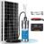 ECO-WORTHY 200W Solar Well Pump Kit, 12V Stainless Steel Deep Well Solar Pump, 2pcs Solar Panels with Controller and Cable for Off-grid Living, Irrigation, Farm, Delivered in Multiple Packages