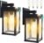 Solar Wall Lights Outdoor Waterproof with 3 Lighting Modes & Motion Sensor