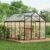 6×10 FT Greenhouse, Easy Assembly Aluminum Polycarbonate Greenhouses for Outdoors with Roof Vent, Large Aluminum Walk-in Greenhouse for Sunroom Patio, Backyard, Garden, Sliding Lockable Door, Black