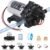 [Upgraded Version] 12V DC RV Fresh Water Pump, 7GPM 70PSI, Five Chamber Self-Priming Diaphragm Pump with Heavy Duty Pressure Switch & Strainer (12V-7GPM-70PSI)