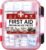 400 Pieces All-Purpose First Aid Kit, Organized Dual-Layer Wall