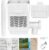 WADEO Rain Barrel Diverter Kit Fits 2”x3” or 3”x4” Downspouts White