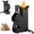 Rocket Stove Portable Wood-Burning Camping Stove with Storage Bag