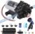 80PSI 7.5 GPM 12V Washdown Deck Wash Pump Kit – Self-Priming Marine/RV Water Pump with Pressure Switch & Strainer for Boat, Yacht, Camper, Travel Trailer – Freshwater & Saltwater