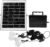 Solar Power Inverter, Portable Solar Generator Kit, Emergency Power Backup System, Solar Panel Lighting Kit, Multi-Device Charging with 4 LED Lights, for Camping and Power Outages