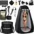 11Pcs Camping Shower with Heater for USB Solar Charging Panel, Shower Tent