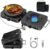 2 Burner Propane Camping Stove, 20000 BTU Foldable Portable Camp Stove with Piezo Ignition & Adjustable Burners, Outdoor Gas Cooker with Carry Bag for Camping, RV, Tailgating & Emergency Use