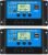 2PCS 30A PWM Solar Charge Controller, 12V 24V Dual USB Solar Panel Battery Intelligent Regulator with LCD Display, Auto Parameter Adjustable, Timer Setting, Multiple Load Control Modes
