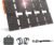 FlexSolar 100W Foldable Portable Solar Panel Charger IP67 Waterproof