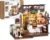 Rolife Coffee Shop DIY Miniature House Kit with LED Light
