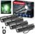 LETMY 4 Pack Rechargeable Flashlights 3 Modes Zoomable LED Flashlights