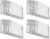 TORCHSTAR 4-Pack LED Emergency Lighting with Battery Backup White