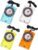 4 Pcs Outdoor Compass with Adjustable Declination,Magnifier,Ruler,Scale. Multifunctional Orienteering Waterproof Compass for Map Reading, Navigation, Hiking