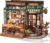 Rolife Coffee Bar Miniature House Kit with LED Lights