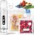 Compact Handheld Food Vacuum Sealer with 30 Reusable Vacuum Bags