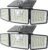 daphino 2500LM Solar Lights, Motion Sensor Outdoor Lights, 3-Head, 2 Pack