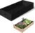 1PCS Raised Garden Bed Liner Fabric Raised Garden Bed Breathable Drainage Rectangle Grow Bags with Handles Fabric Garden Bed for Outdoor Garden Bed Holds Soil – 4ft x 2ft x 1ft