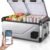 BODEGA 79QT Stainless Steel Car Fridge, Dual Zone APP Control 2 Doors
