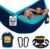 Wise Owl Outfitters Hammock for Camping Double Hammocks Gear for The Outdoors Backpacking Survival or Travel – Portable Lightweight Parachute Nylon DO Navy & Lt Blue