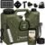 Camping Shower with Heater for USB Solar Charging Panel, Portable Shower Food-Grade Water Jug, 6000mAh Portable Shower Pump, 1500w Immersion Heater with Auto Shut-Off for Outdoor, Camping, Hiking