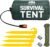 Monterra Emergency Tent, 2 Person Survival Shelter, Thermal Mylar, Waterproof, Outdoor Camping Gear and Equipment, Survival Kits, Compact Bivvy Tarp, includes Paracord and Accessories.