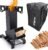 Collapsible Rocket Stove by StarBlue with FREE Carrying Bag – A Portable Wood Burning Camping Stove with Large Fuel Chamber Best for Outdoor Cooking, Camping, Picnic, BBQ, Hunting, Fishing