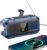 Emergency Weather Radio with IPX5 Waterproof Portable Bluetooth Speaker,USB-C Solar Hand Crank,NOAA Alarm AM FM Radio,Flashlight,SOS Alarm,2000mAh Cell Phone Charger for Camping and Survival (Blue)