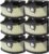 Aootek Solar Motion Sensor Lights Outdoor 120 LEDs, Black, 6 Pack