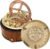 Trust in The Lord with All Your Heart -Proverbs 3: 5-6 Quote Engraved Compass with Leather Box, Sundal Compass, Gift Compass, Graduation Gifts Compass for Women Mens Boy Girls