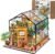 Rolife Cathy’s Greenhouse Miniature Kit with LED Lights