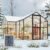12×12 FT T-Shape Greenhouses, Polycarbonate Green House with UV Protection