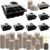 Seed Starter Tray with Peat Pellets, Black Starting Seeds Kit for Plants